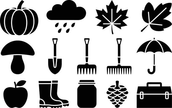 Autumn Silhouette SVG Bundle