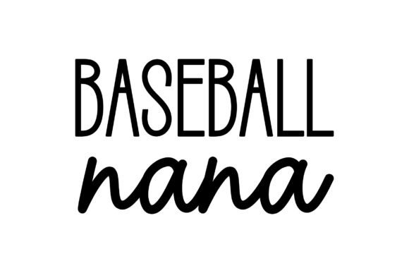 Baseball Nana Svg Sublimation