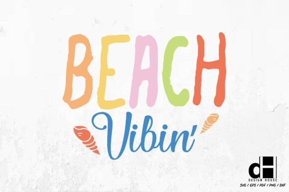 Beach Vibin’ – Retro Summer Beach SVG PN