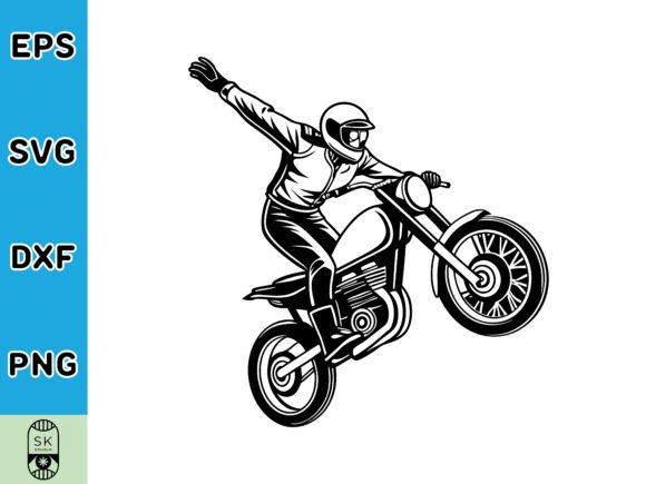 Biking Standing Sprint SVG Vector