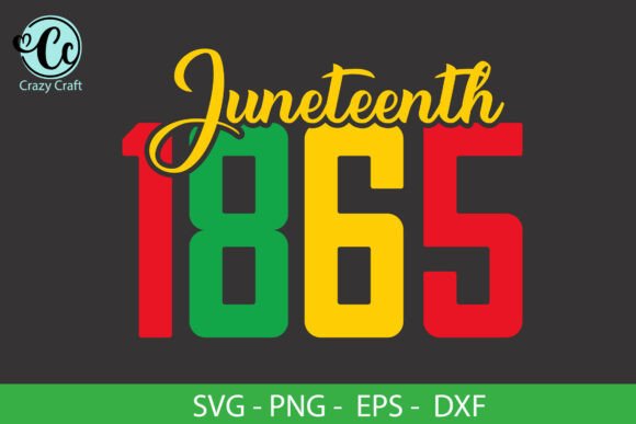 Juneteenth 1865, Black History Month Svg