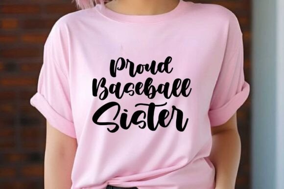 Proud Baseball Sister Svg Sublimation