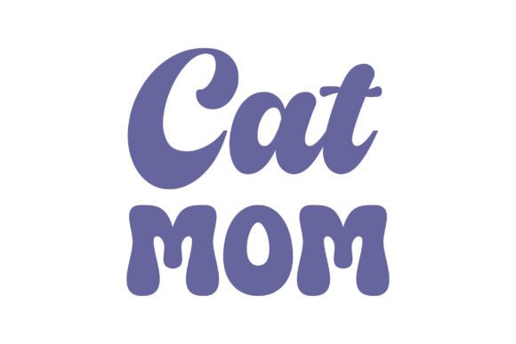 Retro Cat Mom SVG PNG Sublimation Design