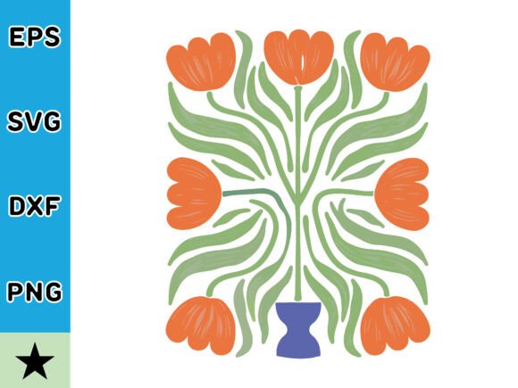 Retro Floral SVG Vector Review